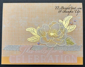 Stampin' Up! Beautifully Celebrated card front