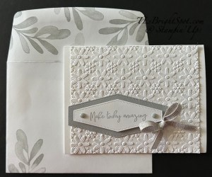 Stampin' Up! Lazy Daisy card & envelope
