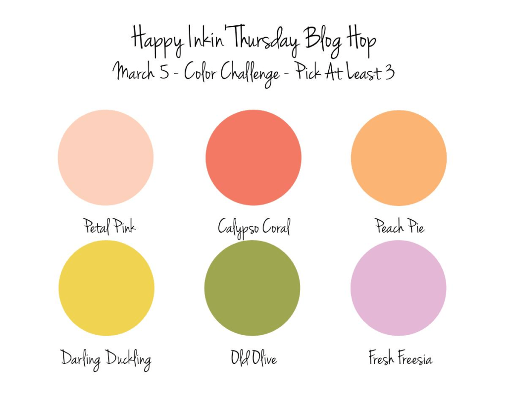 Stampin' Up! Hop color challenge
