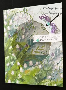 Stampin' Up! Lily of the Valley card front