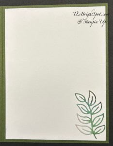 Stampin' Up! Springtime Scenes inside card