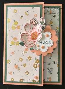 Stampin' Up! Slider Card fun fold, card front