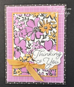 Stampin' Up! Artisan Sketched Garden & Framed All Around Sympathy card front