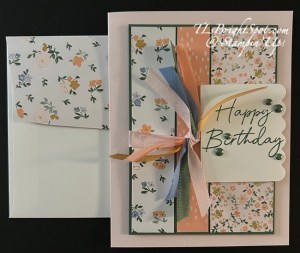 Stampin' Up! Bloom Boutique SDSP Birthday card