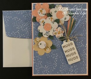 Stampin' Up! Scalloped Blooms Bundle hugs card