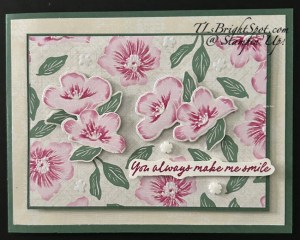 Stampin' Up! Velvet Meadow card front 1