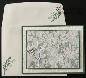 Stampin' Up! Velvet Meadow card 2 & envelope