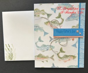 Stampin' Up! Waterside Retreat card & envelope