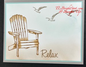 Stampin' Up! Waterside Retreat card inside