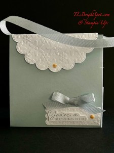 Stampin' Up! Purse Gift Bag in Cloud Cover