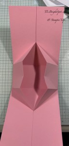 Stampin' Up! Purse Gift Bag, showing adhered together