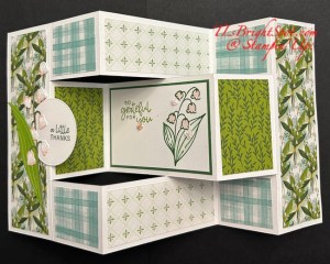 Stampin' Up! Tri-Fold Shutter Card