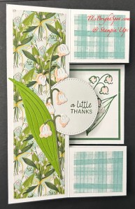 Stampin' Up! Tri-Fold Shuttle Card front