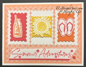 Stampin' Up! Summer Happiness card front