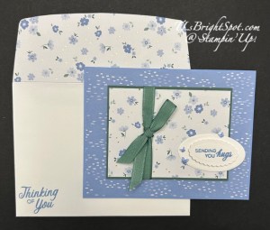 Stampin' Up! Phrases & Frames card & envelope