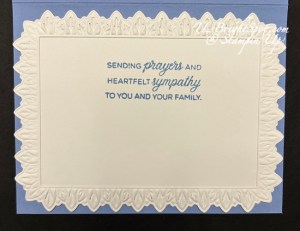 Stampin' Up! Phrases & Frames + Bloom Boutique, inside card