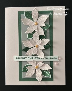 Stampin' Up! Pretty Poinsettia card front