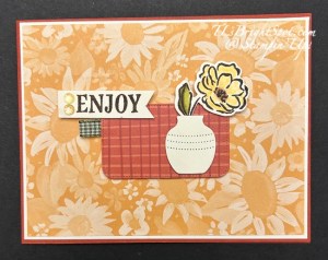 Stampin' Up! Sunflower Fields card front