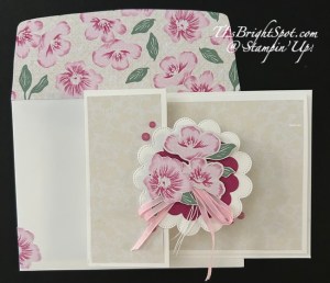 Stampin' Up! Side Flap Fun Fold card & envelope