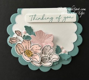 Stampin' Up! Bloom Bouquet Shaped Card front