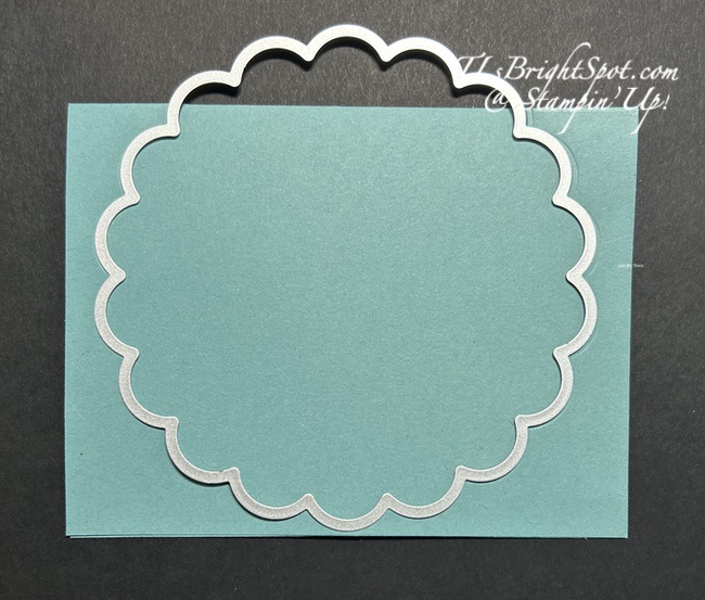 Stampin' Up! Bloom Bouquet Shaped card how to die cut