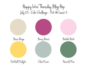 Stampin' Up! hop color challenge