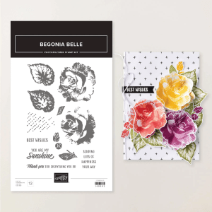 tampin' Up! Begonia Belle stamp set