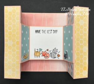 Stampin' Up! Cutest Crew Floating gatefold open