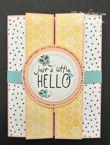 Stampin' Up! Cutest Crew gatefold w/ belly band
