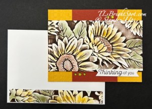 Stampin' Up! Sunflower 3D card & envelope