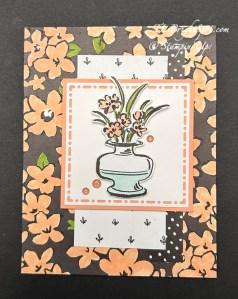 Stampin' Up! Tile Garden + Artisan Sketched Garden card front