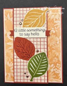 Stampin' Up! Simply Leaves fip fun fold