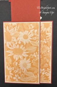 Stampin' Up! Simply Leaves flip fun fold w/ flip up