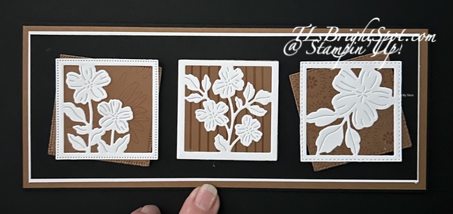 Stampin' Up! Poetic Petals Slimline card front