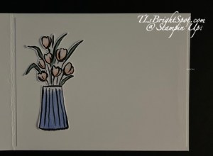 Stampin' Up! Artisan Garden DSP, inside card