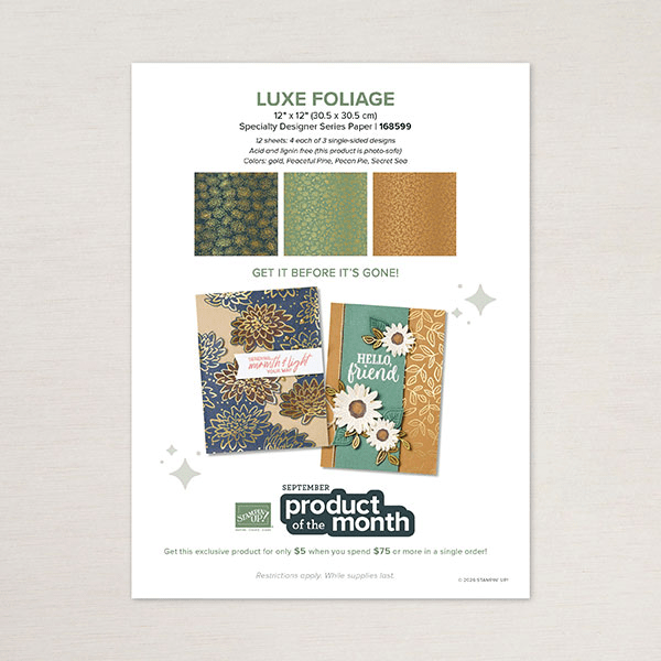 Stampin' Up! POTM for September '26