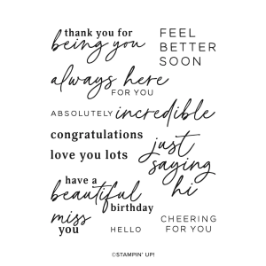 Stampin' Up! Poetic Petals stamp set