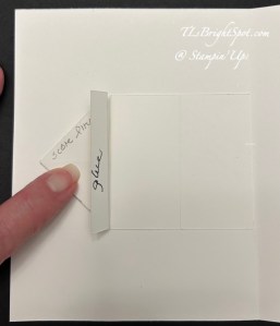 Stampin' Up! stages of mechanism attachment