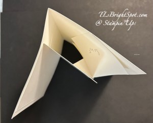 Stampin' Up template for double pop-up - from the top