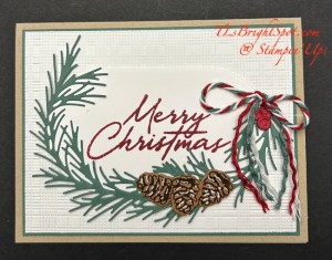 Stampin' Up! Noel Tidings card front
