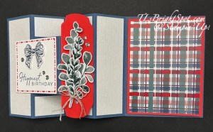Stampin' Up! Pop-Out Card in a Card first open