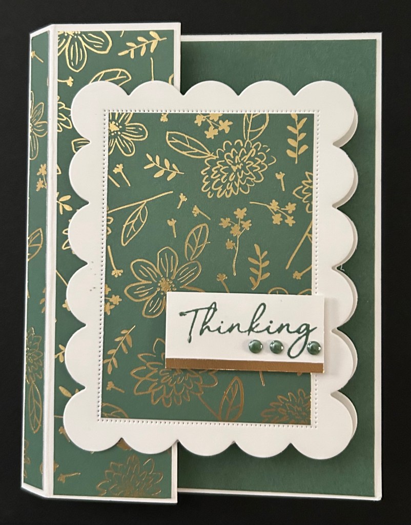 Stampin' Up! Luxe Fun fold w/ Scalloped